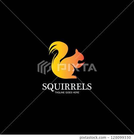creative squirrel animal logo design icon symbol illustration-vector creative squirrel animal logo design icon symbol illustration-vector 128099330