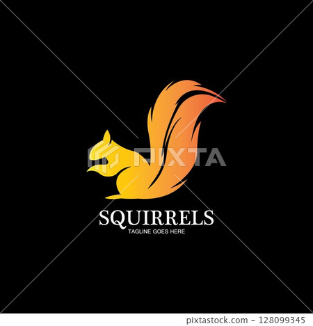 creative squirrel animal logo design icon symbol illustration-vector creative squirrel animal logo design icon symbol illustration-vector 128099345