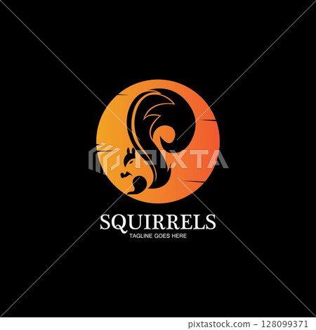creative squirrel animal logo design icon symbol illustration-vector creative squirrel animal logo design icon symbol illustration-vector 128099371