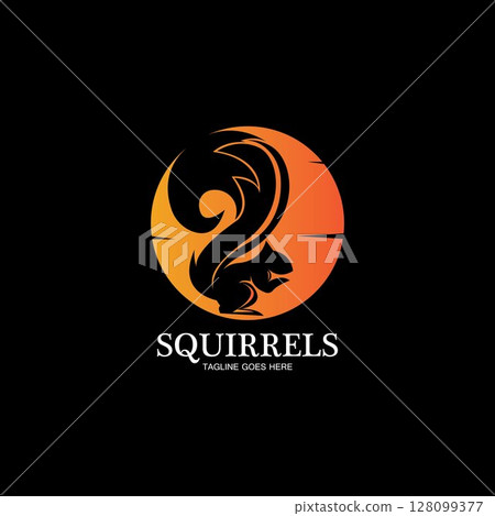 creative squirrel animal logo design icon symbol illustration-vector creative squirrel animal logo design icon symbol illustration-vector 128099377