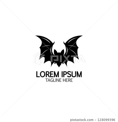 bat vector icon logo template 128099396