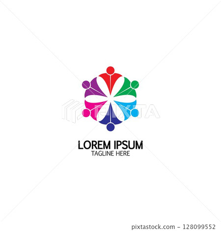 Community, network and social icon 128099552
