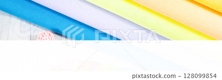 Fabric for embroidery. Color canvas in the shop for embroidery. Accessories for hobbies 128099854