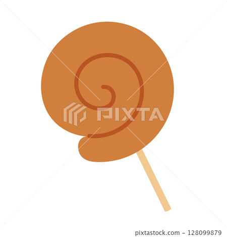 Illustration of a spiral sausage 128099879