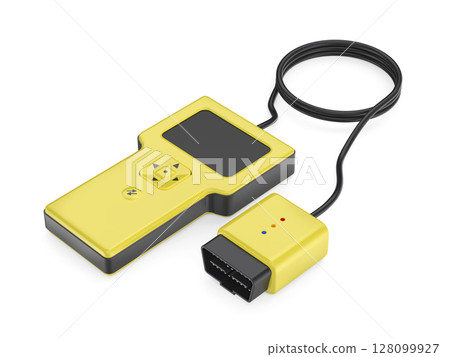 Wired handheld car diagnostic device 128099927