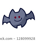 Warm and cozy bat 128099928