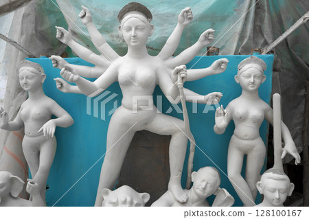Making of Maa Durga Idol in Kumartuli kolkata Making of Maa Durga Idol in Kumartuli kolkata 128100167