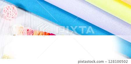 Fabric for embroidery. Color canvas in the shop for embroidery. Accessories for hobbies 128100502