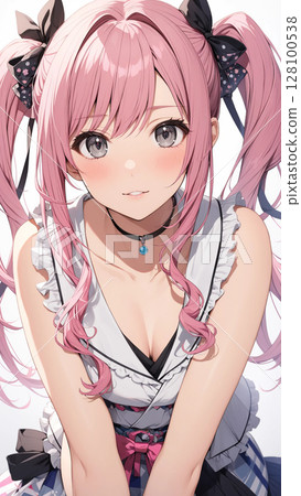 Pink haired idol 128100538
