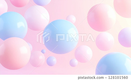 colorful balloon background material 128101560