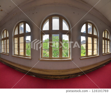 Window on the second floor of the former Kyoto Prefectural Office Window on the second floor of the former Kyoto Prefectural Office 128101769