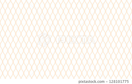 Orange net with diamond-shaped parts arranged in a tatewaku pattern 128101775