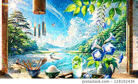 炎熱的夏季 128102436