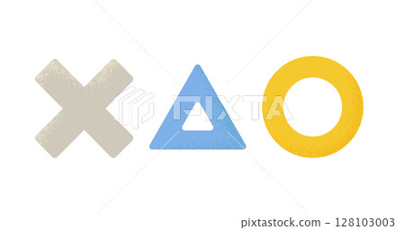 圓形、方形、三角形符號集 | 代表判斷與選擇的簡單向量素材 圓形、方形、三角形符號集 | 代表判斷與選擇的簡單向量素材 128103003