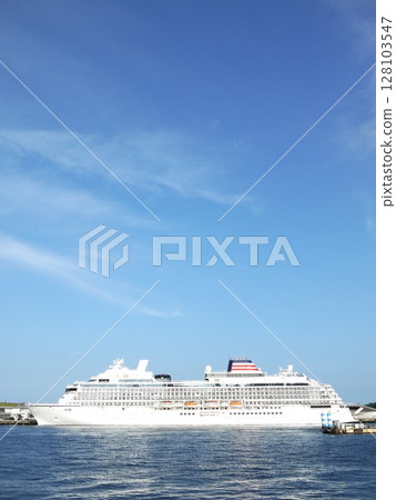 Asuka III anchored at Osanbashi Pier 128103547