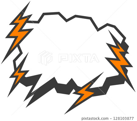 Comic book speech bubble illustrations for expressing anger or indignation Comic book speech bubble illustrations for expressing anger or indignation 128103877