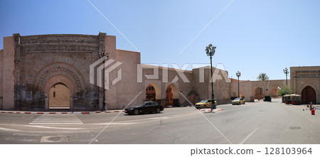 Morocco, Marrakech, old medina, Agnou Gate Morocco, Marrakech, old medina, Agnou Gate 128103964