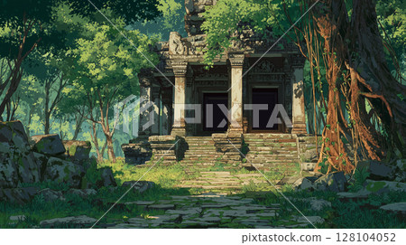 柬埔寨的隱藏瑰寶：樹木環繞的歷史高棉建築 128104052