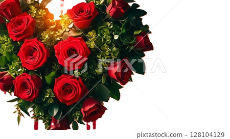 A red flower bouquet 128104129