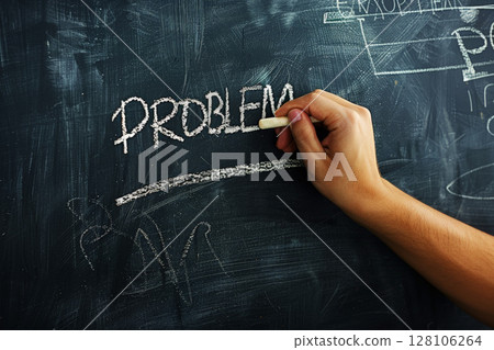 Human problem, hopeless situation, conceptual illustration.ai generative 128106264