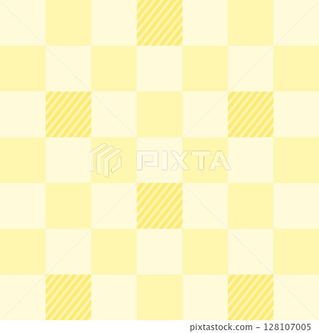 方形背景磁磚條紋圖案黃色 128107005