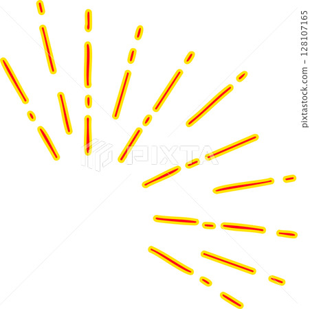 醒目的集中線條。半圓形 128107165