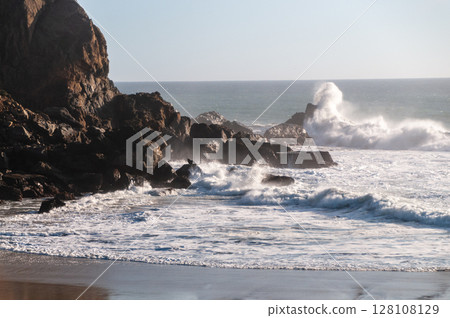 Rough seas at Pfeiffer beach 128108129