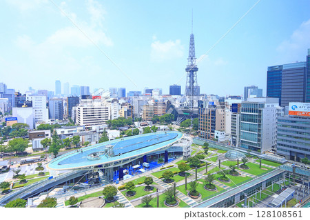 Scenery of Nagoya TV Tower and Oasis 21, Nagoya City, Aichi Prefecture 128108561