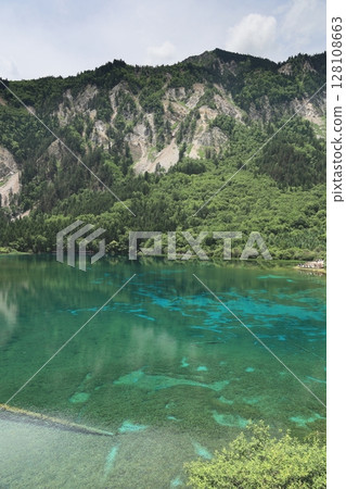 Crystal clear waterfront Crystal clear waterfront 128108663