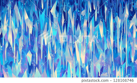 Cool background of ice crystals Cool background of ice crystals 128108746