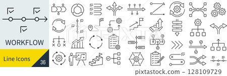 工作流程圖示集 工作流程圖示集 128109729