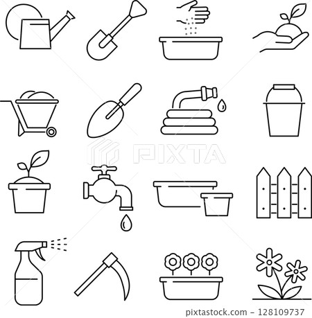 園藝線圖示集 128109737