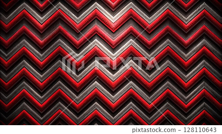 Zigzag Lurex Knit Fabric with 4-Way Stretch for Fashion and Crafts Vector Background Zigzag Lurex Knit Fabric with 4-Way Stretch for Fashion and Crafts Vector Background 128110643