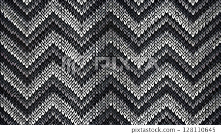 Zigzag Lurex Knit Fabric with 4-Way Stretch for Fashion and Crafts Vector Background Zigzag Lurex Knit Fabric with 4-Way Stretch for Fashion and Crafts Vector Background 128110645