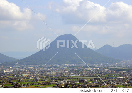 View of Sanuki Fuji from the heights of Kotohira Shrine, Kagawa Prefecture - 3 128111057