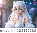 A girl cosplaying as a wizard elf 128112188