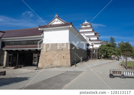 Aizuwakamatsu Castle, located in Otemachi, Aizuwakamatsu City, Fukushima Prefecture, was the site of the siege battle during the Boshin War. Aizuwakamatsu Castle, located in Otemachi, Aizuwakamatsu City, Fukushima Prefecture, was the site of the siege battle during the Boshin War. 128113117
