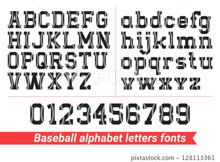 Baseball alphabet letters fonts Baseball alphabet letters fonts 128113361