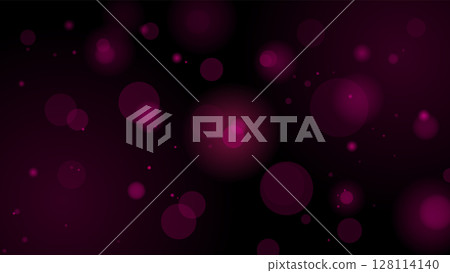 Floating Neon Bubbles on a Dark Background 128114140