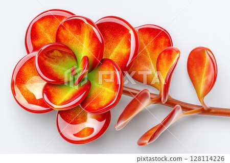Assorted microgreen sprouts including radish, mustard, arugula, peas, and amaranth on a light background with copy space and room for text 128114226