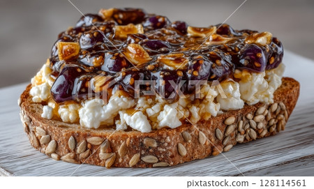 sandwich, fig, bruschetta 128114561