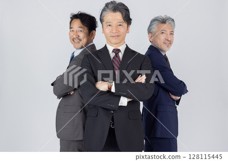 High class middle-aged male business person High class middle-aged male business person 128115445