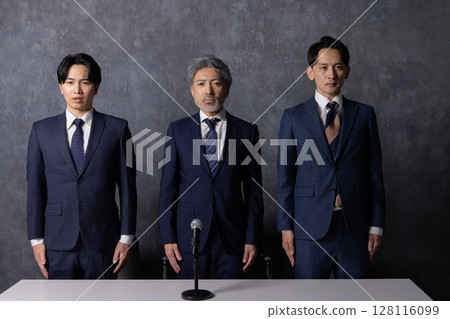 新聞發布會、股東大會等商業圖像 新聞發布會、股東大會等商業圖像 128116099