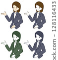 Female employee to guide 128116433