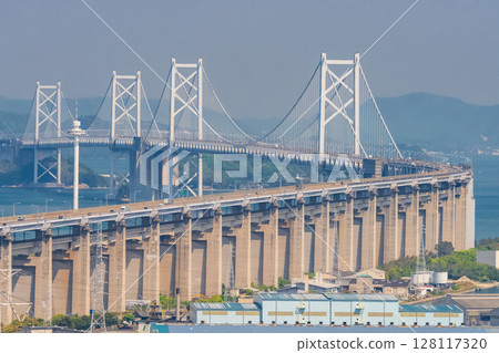 《Kagawa Prefecture》 View of Setoo Bridge and Tokiwa Park 128117320