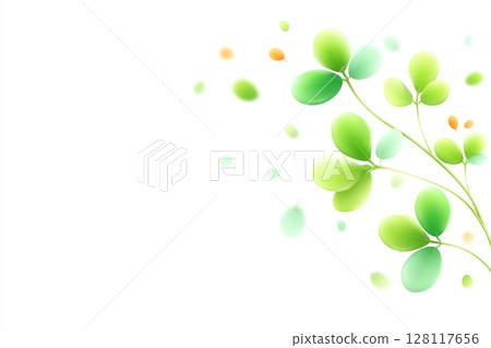 The phrase 'Macro microgreens, dill sprouts, green textural background of natural greens' is a descriptive term 128117656