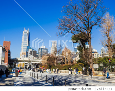 Tokyo Sangubashi Bridge 128118275