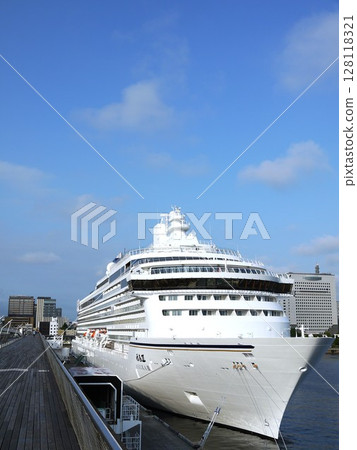 Asuka III anchored at Osanbashi Pier 128118321