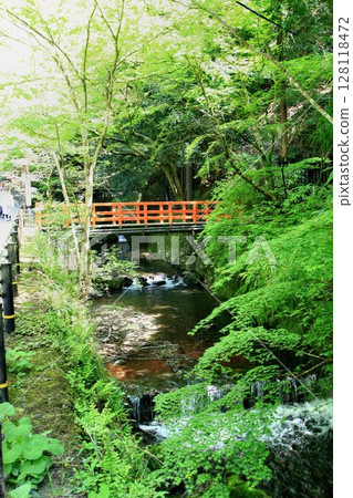 流經京都貴船的清澈溪流…[貴船川] 128118472