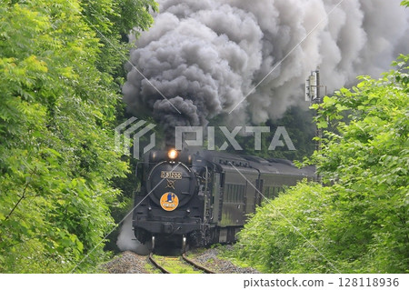 Yamaguchi Line Steam Locomotive 128118936
